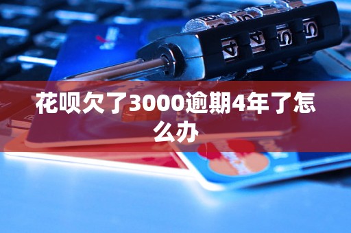 花呗欠了3000逾期4年了怎么办