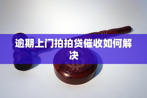 逾期上门拍拍贷催收如何解决