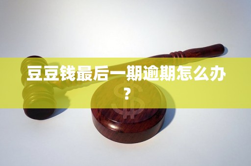 豆豆钱最后一期逾期怎么办？