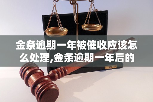 金条逾期一年被催收应该怎么处理,金条逾期一年后的解决办法