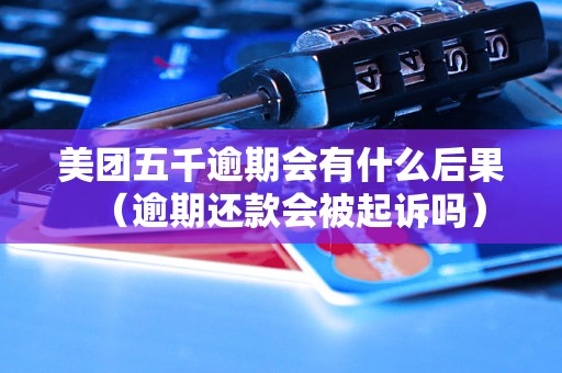 美团五千逾期会有什么后果（逾期还款会被起诉吗）