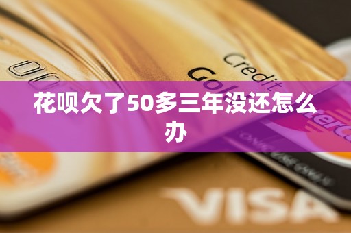 花呗欠了50多三年没还怎么办