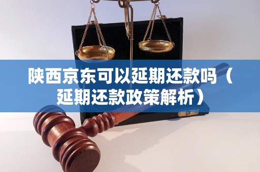 陕西京东可以延期还款吗（延期还款政策解析）