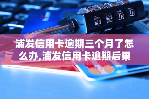 浦发信用卡逾期三个月了怎么办,浦发信用卡逾期后果及解决方法