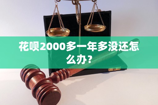 花呗2000多一年多没还怎么办？