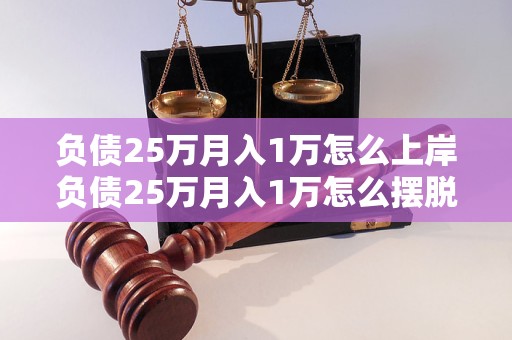 负债25万月入1万怎么上岸负债25万月入1万怎么摆脱困境