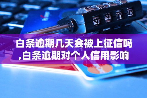 白条逾期几天会被上征信吗,白条逾期对个人信用影响有多大