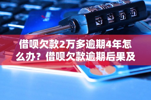 借呗欠款2万多逾期4年怎么办？借呗欠款逾期后果及解决方法