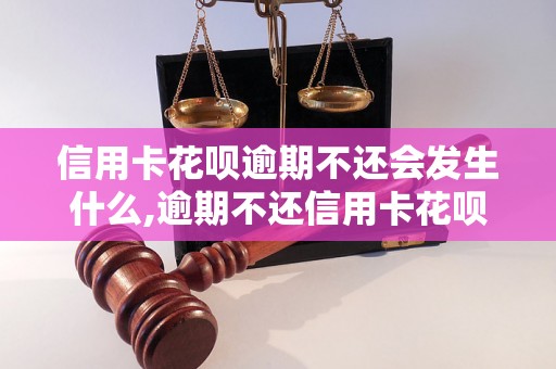 信用卡花呗逾期不还会发生什么,逾期不还信用卡花呗的后果