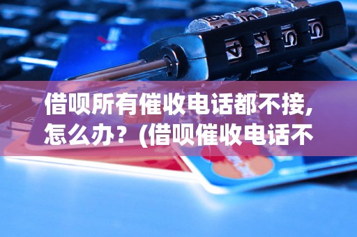 借呗所有催收电话都不接,怎么办？(借呗催收电话不断怎么处理)