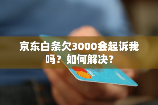 京东白条欠3000会起诉我吗？如何解决？