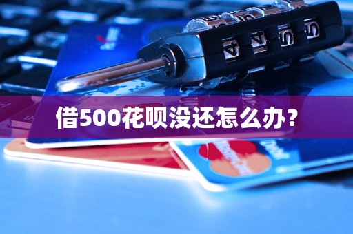 借500花呗没还怎么办？