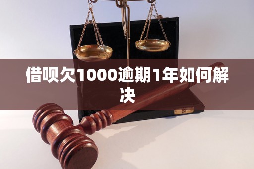 借呗欠1000逾期1年如何解决