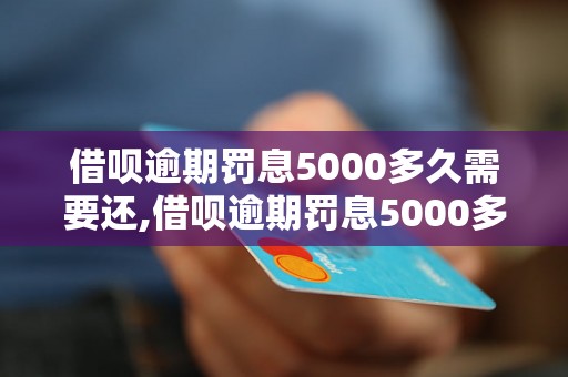 借呗逾期罚息5000多久需要还,借呗逾期罚息5000多久可以申请延期