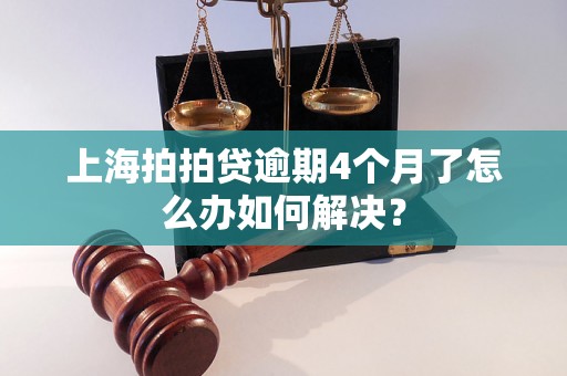 上海拍拍贷逾期4个月了怎么办如何解决？