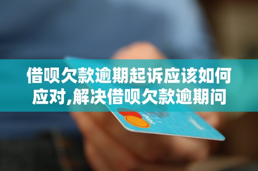 借呗欠款逾期起诉应该如何应对,解决借呗欠款逾期问题的方法