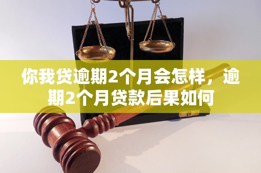 你我贷逾期2个月会怎样，逾期2个月贷款后果如何