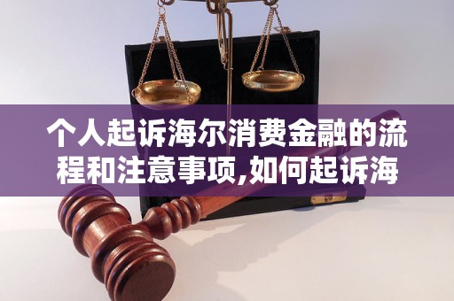 个人起诉海尔消费金融的流程和注意事项,如何起诉海尔消费金融