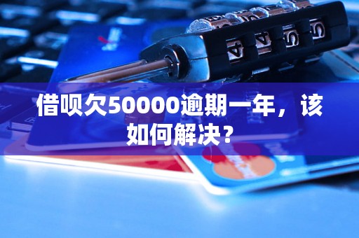 借呗欠50000逾期一年，该如何解决？