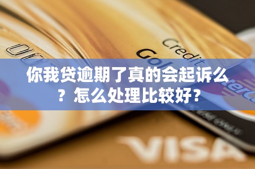 你我贷逾期了真的会起诉么？怎么处理比较好？