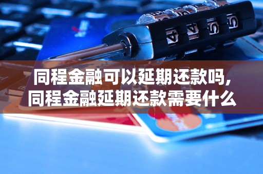 同程金融可以延期还款吗,同程金融延期还款需要什么条件