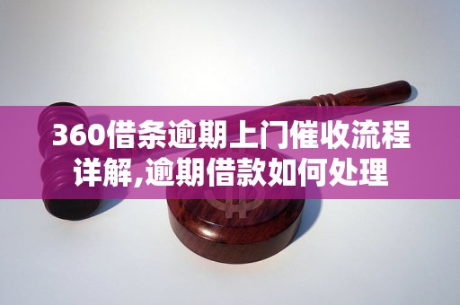 360借条逾期上门催收流程详解,逾期借款如何处理