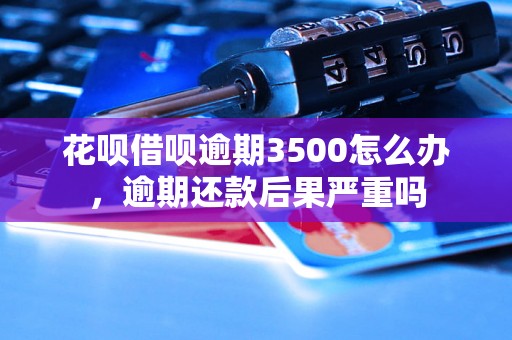 花呗借呗逾期3500怎么办，逾期还款后果严重吗