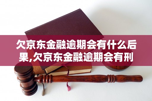 欠京东金融逾期会有什么后果,欠京东金融逾期会有刑事责任吗