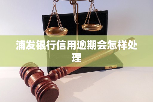 浦发银行信用逾期会怎样处理