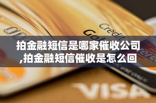 拍金融短信是哪家催收公司,拍金融短信催收是怎么回事