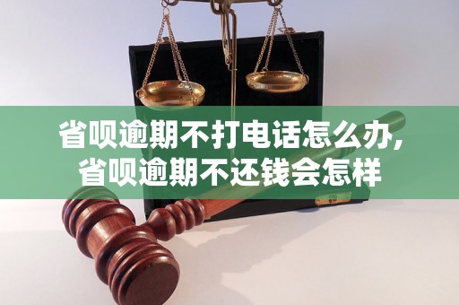 省呗逾期不打电话怎么办,省呗逾期不还钱会怎样