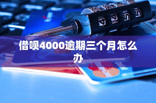 借呗4000逾期三个月怎么办