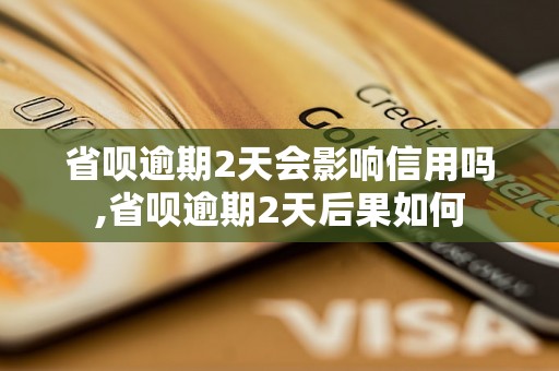 省呗逾期2天会影响信用吗,省呗逾期2天后果如何