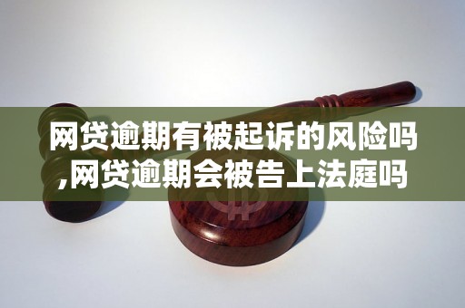 网贷逾期有被起诉的风险吗,网贷逾期会被告上法庭吗