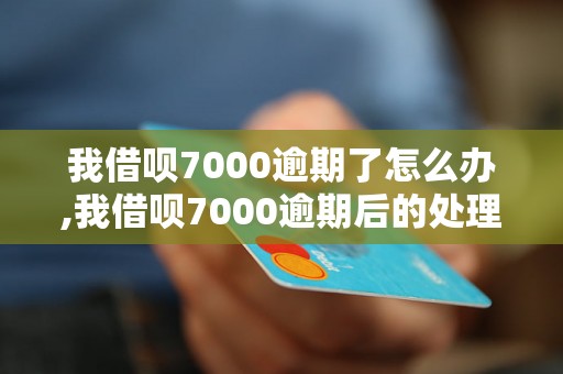 我借呗7000逾期了怎么办,我借呗7000逾期后的处理方法