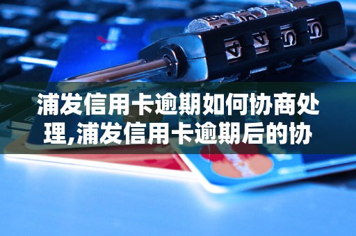 浦发信用卡逾期如何协商处理,浦发信用卡逾期后的协商建议