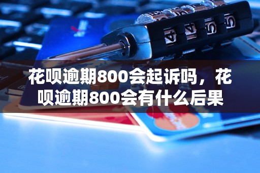 花呗逾期800会起诉吗，花呗逾期800会有什么后果