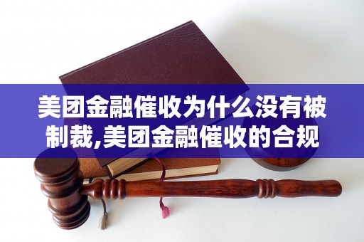 美团金融催收为什么没有被制裁,美团金融催收的合规风险评估