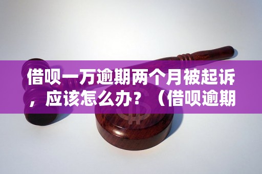 借呗一万逾期两个月被起诉，应该怎么办？（借呗逾期处理方法）