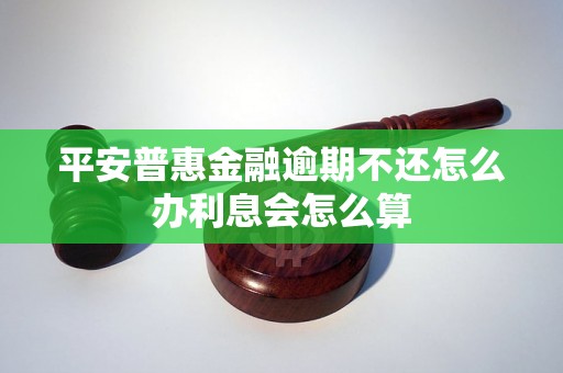 平安普惠金融逾期不还怎么办利息会怎么算