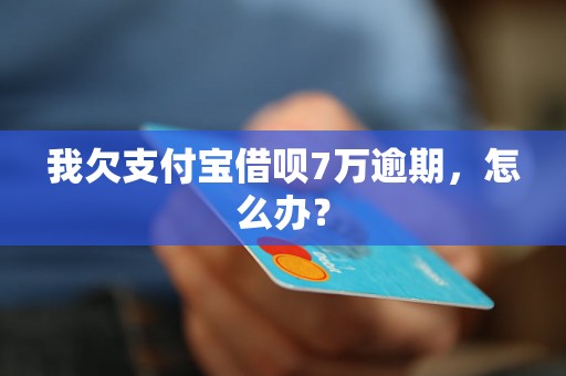 我欠支付宝借呗7万逾期，怎么办？