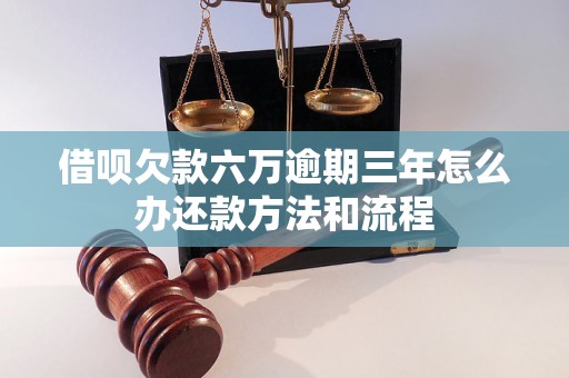 借呗欠款六万逾期三年怎么办还款方法和流程