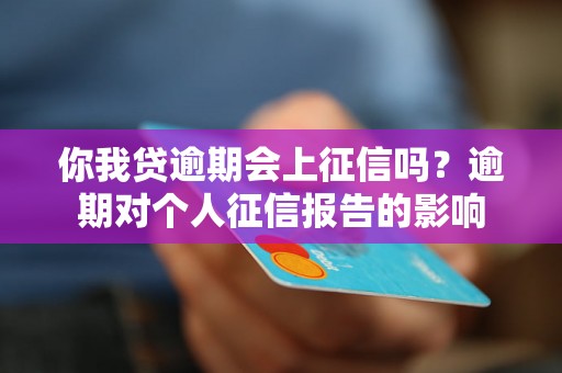 你我贷逾期会上征信吗？逾期对个人征信报告的影响