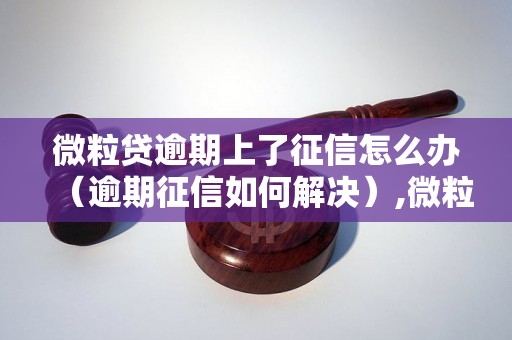 微粒贷逾期上了征信怎么办（逾期征信如何解决）,微粒贷逾期会被催收吗