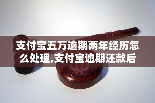 支付宝五万逾期两年经历怎么处理,支付宝逾期还款后果严重吗