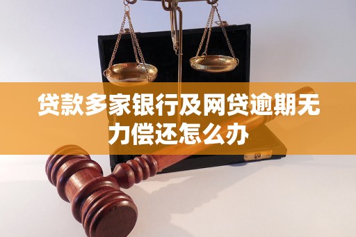 贷款多家银行及网贷逾期无力偿还怎么办