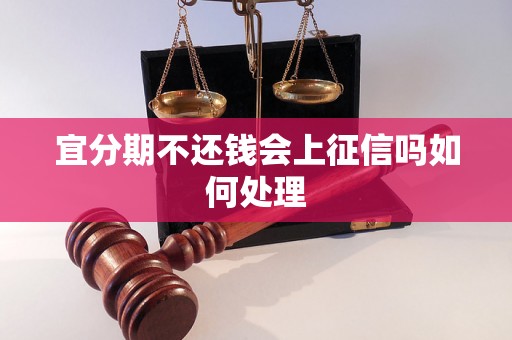 宜分期不还钱会上征信吗如何处理