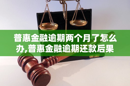 普惠金融逾期两个月了怎么办,普惠金融逾期还款后果及解决方法