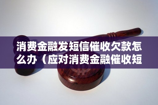 消费金融发短信催收欠款怎么办（应对消费金融催收短信的方法）