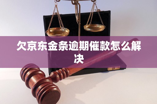 欠京东金条逾期催款怎么解决